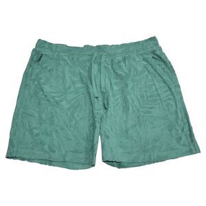 WP Weatherproof Men's Jacquard Soft Moisture Wicking Terry Short - Green